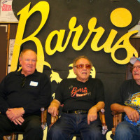 George Barris (center) with Korky Korkes (right)